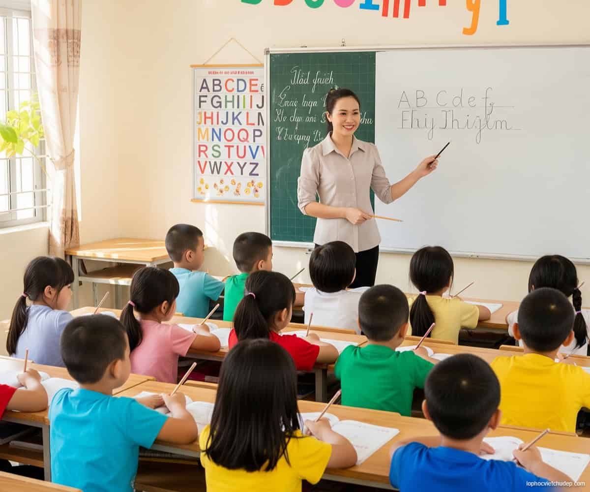 Khóa Luyện Chữ Đẹp Tại Quận 1: học sinh và người lớn 8 Hình ảnh thực tế từ lớp học viết chữ đẹp Như Ý