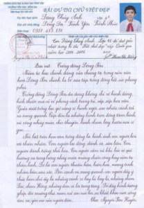 Chiêm ngưỡng bộ sưu tập những bài thi viết chữ đẹp